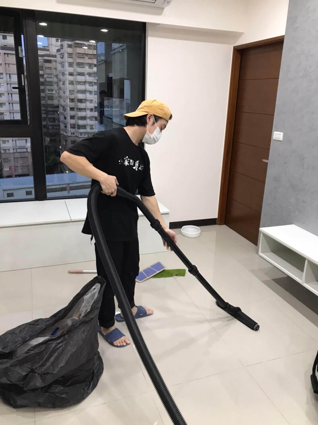 裝潢後粗清